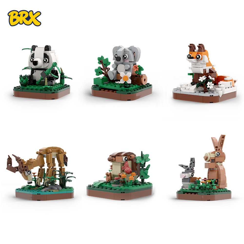 Wonderful Animals- Land-Themed 6in1